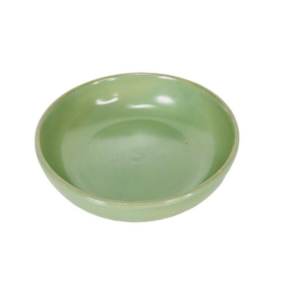 VTG 40s 50s MCM La Solana Stoneware Pottery Cookware Set Pots Pans & Bowl Green - Picture 12 of 16